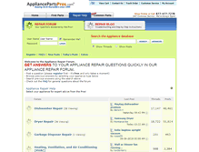 Tablet Screenshot of forum.appliancepartspros.com